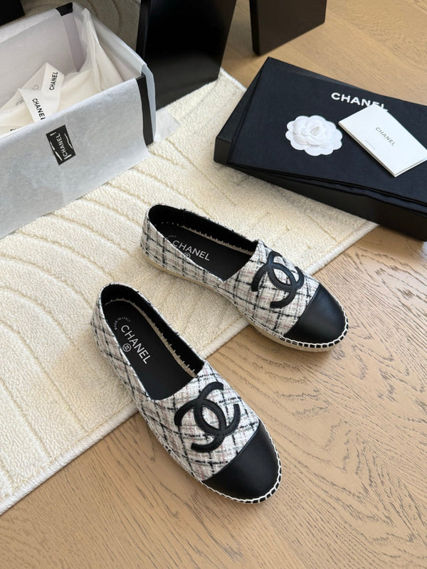CC Espadrilles Quilted Tweed