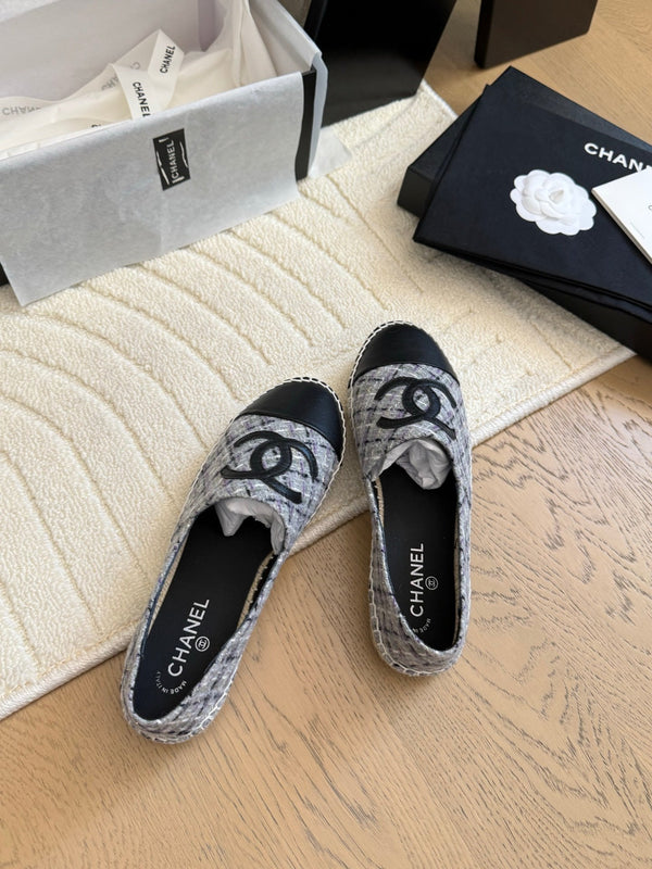 CC Espadrilles Quilted Tweed