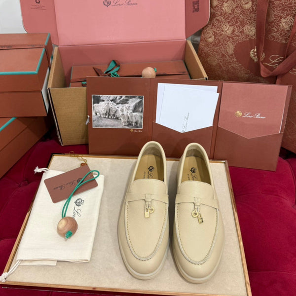 LP 25C Summer Charms Walk Loafer Faded Yellow Calfskin 212597