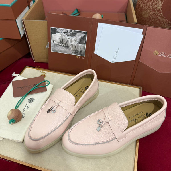 LP 25C Summer Charms Walk Loafer Plum Flower Calfskin 212598