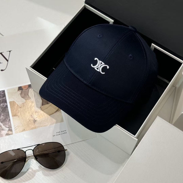 Celin Cap Blue Charcoal Cotton Fabric 210406