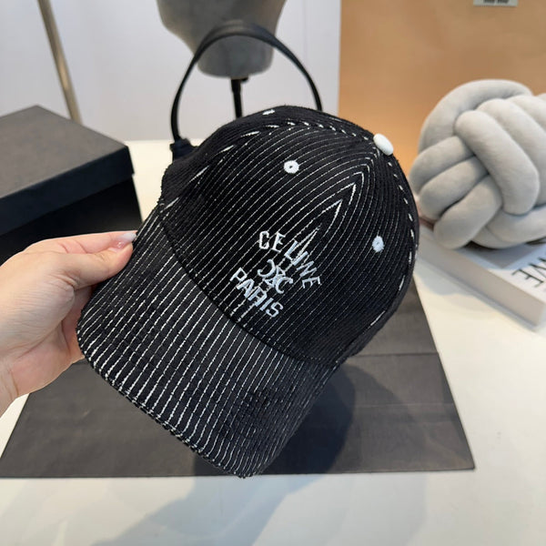 Celin Cap Black Cotton Fabric 210435