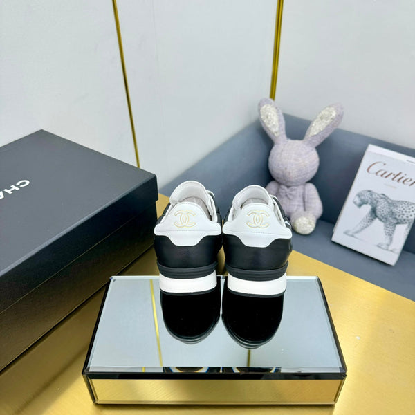 CC 25s Sneaker Black Leather With Velvet 297810