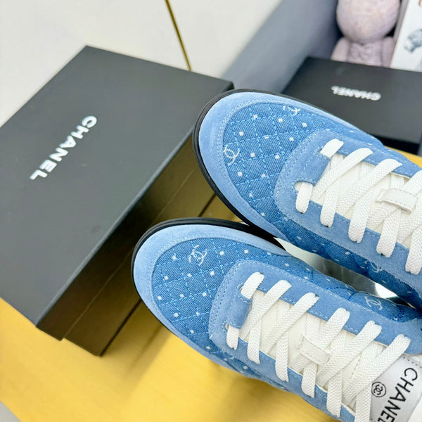 CC 25s Sneaker Blue Denim With Suede 297811