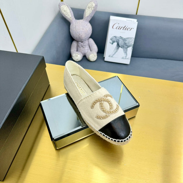 CC 25s Loafers Beige Light Wool Leather 297814