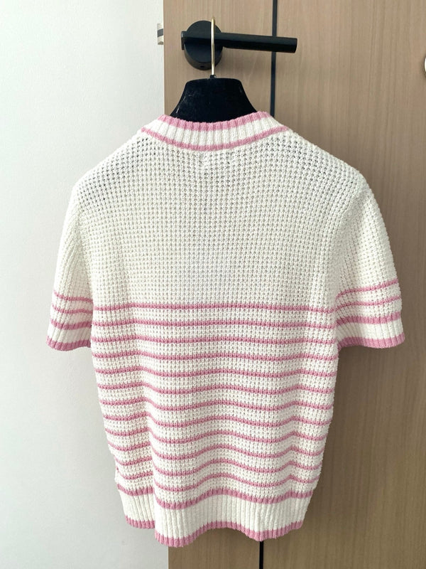 CC 25 T-Short Pink And White Tencel 283602