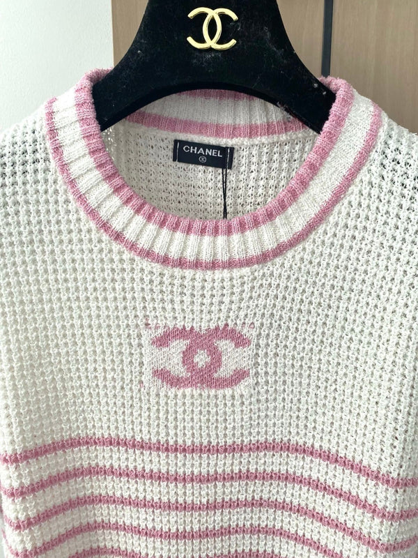 CC 25 T-Short Pink And White Tencel 283602