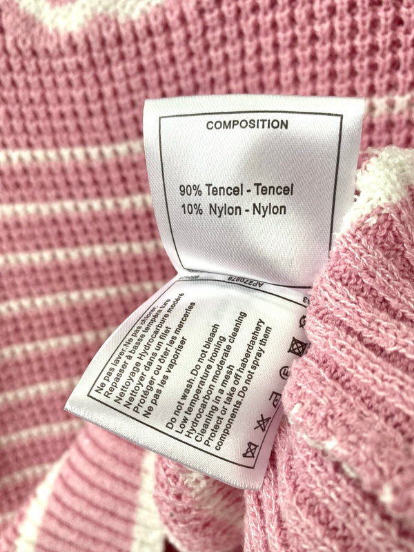 CC 25 T-Short Pink And White Tencel 283602