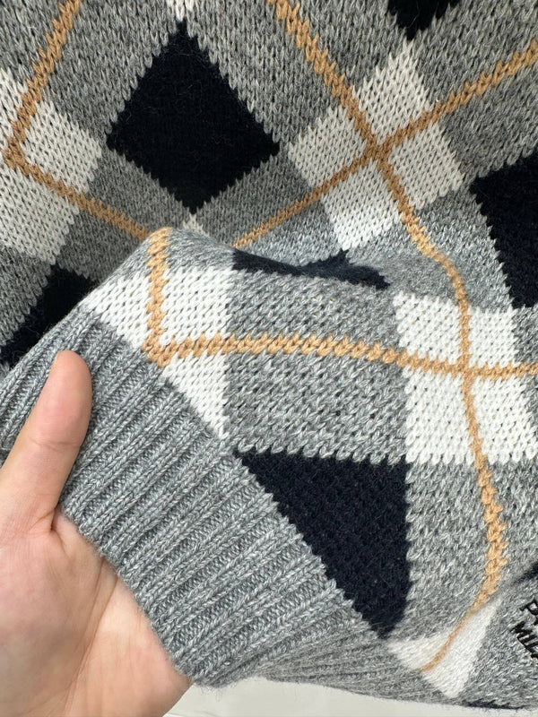 Prada 25 Cardigan Multicolor Wool 293871