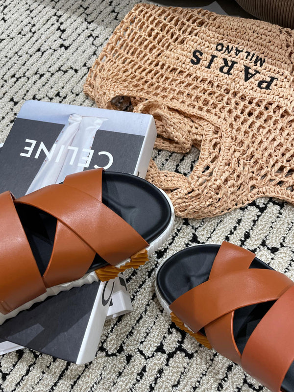 SANDALO ELETTRICO NERO MIX CARAMELLO PELLE DI VITELLO