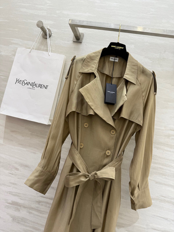 Giacca a vento YSL 25 Beige Tencel