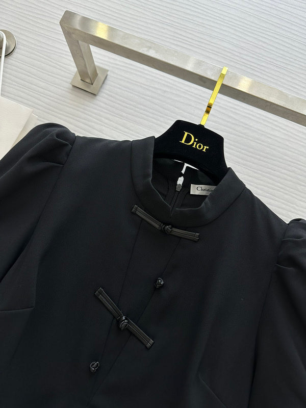 CD 25 Abito Nero Cotone