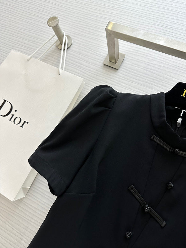 CD 25 Abito Nero Cotone