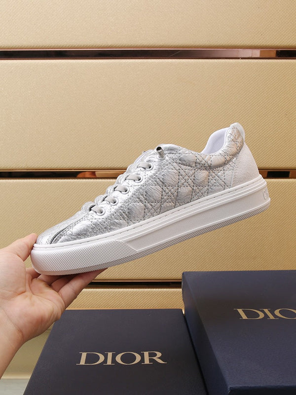 CD STYLISH SNEAKER SILVER CALFSKIN