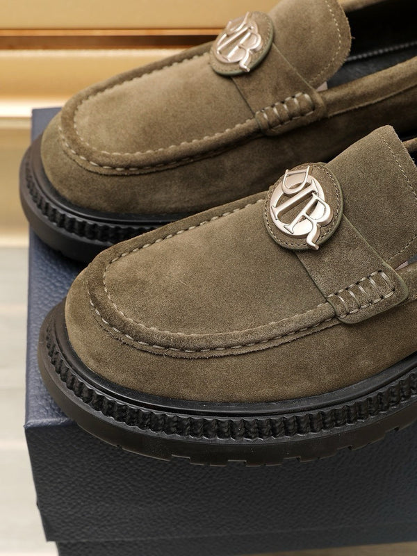 CD EXPLORER ICON LOAFER OLIVE SUEDE