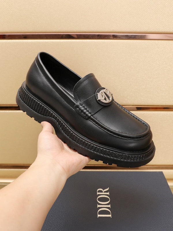 CD EXPLORER ICON LOAFER BLACK CALFSKIN