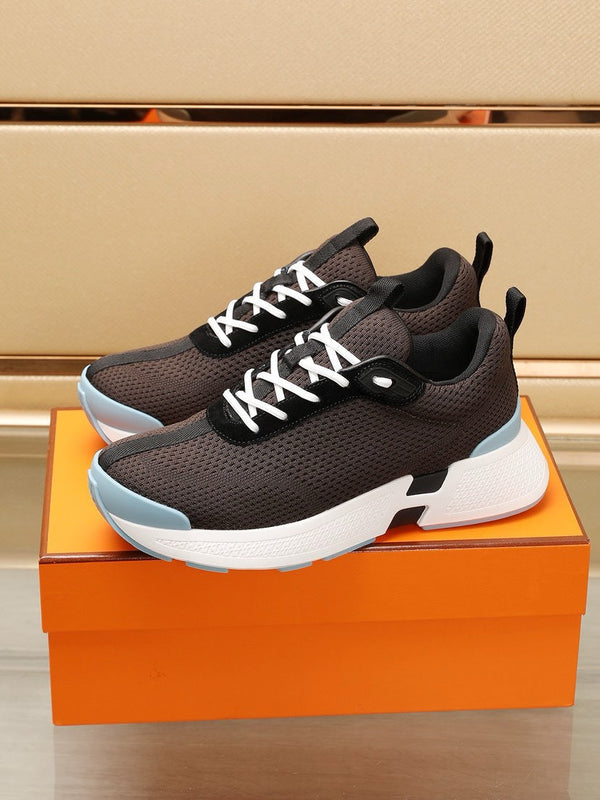 HM HUGO SNEAKER BROWN BREATHABLE FABRIC