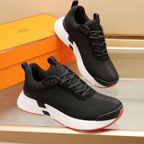 HM HUGO SNEAKER BLACK AND WHITE BREATHABLE FABRIC