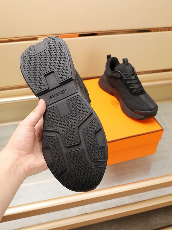 HM HUGO SNEAKER BLACK BREATHABLE FABRIC