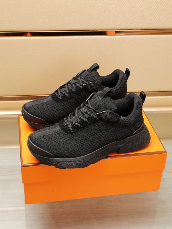 HM HUGO SNEAKER BLACK BREATHABLE FABRIC