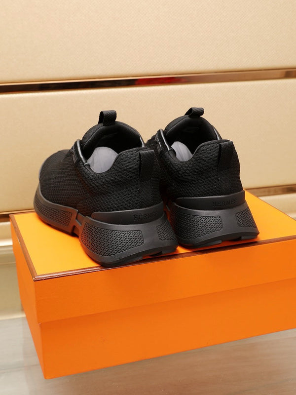 HM HUGO SNEAKER BLACK BREATHABLE FABRIC