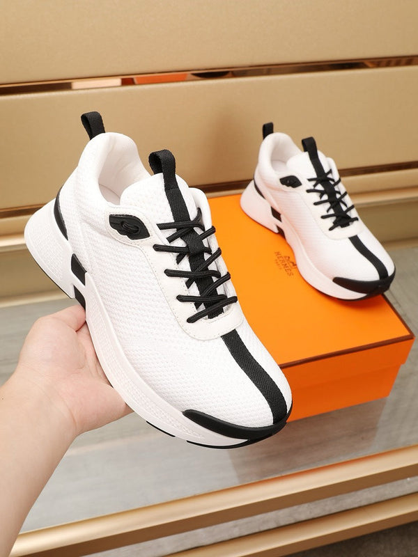 HM HUGO SNEAKER WHITE BREATHABLE FABRIC