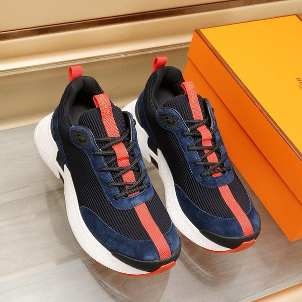 HM HUGO SNEAKER BLACK AND DENIM WEAVE