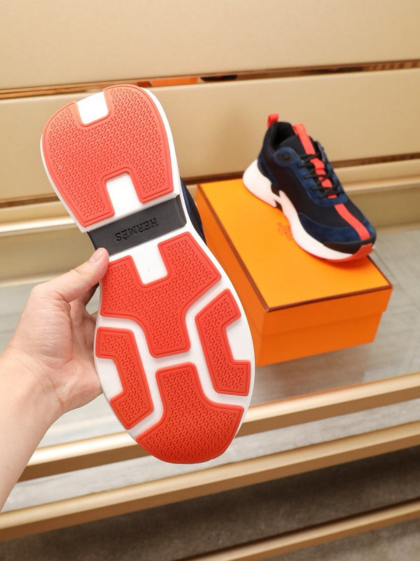 HM HUGO SNEAKER BLACK AND DENIM WEAVE