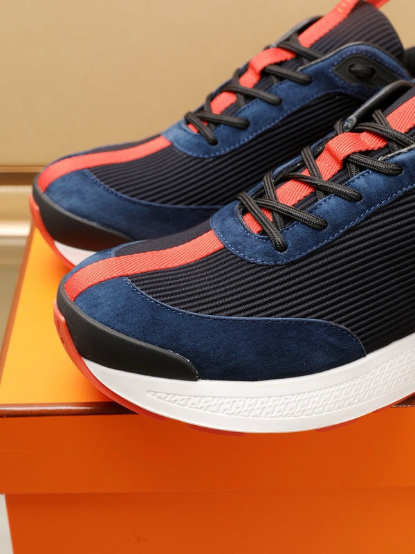 HM HUGO SNEAKER BLACK AND DENIM WEAVE