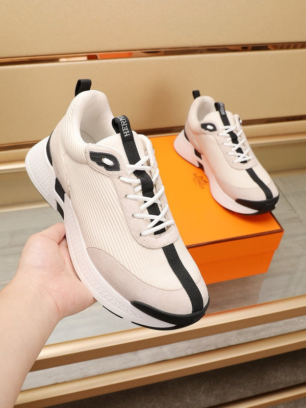 HM HUGO SNEAKER BLACK AND CREAMY WHITE WEAVE