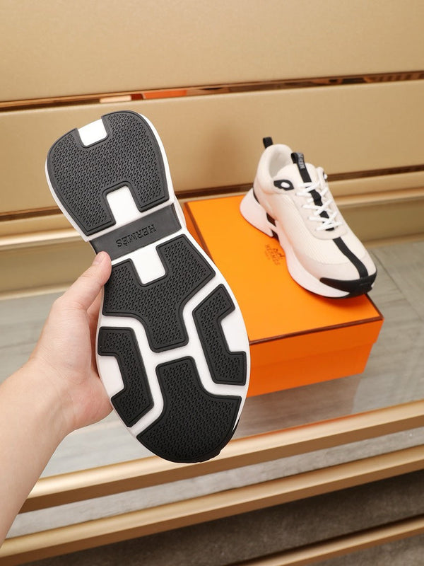 HM HUGO SNEAKER BLACK AND CREAMY WHITE WEAVE