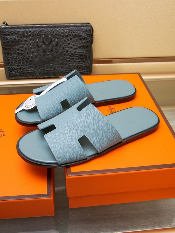 HM IZMIR SANDAL TEAL CALFSKIN