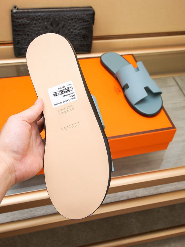 HM IZMIR SANDAL TEAL CALFSKIN