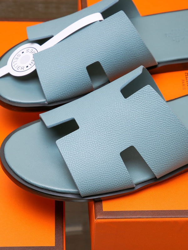 HM IZMIR SANDAL TEAL CALFSKIN