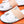 HM IZMIR SANDAL WHITE AND TANGERINE CALFSKIN