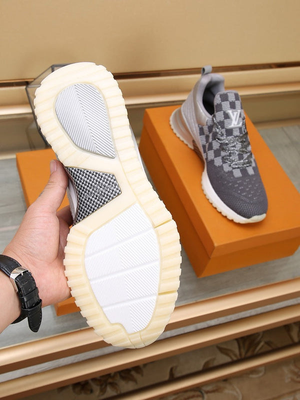 SNEAKERS IN SMOKE GREY MESH BREATHABLE AND RUBBER