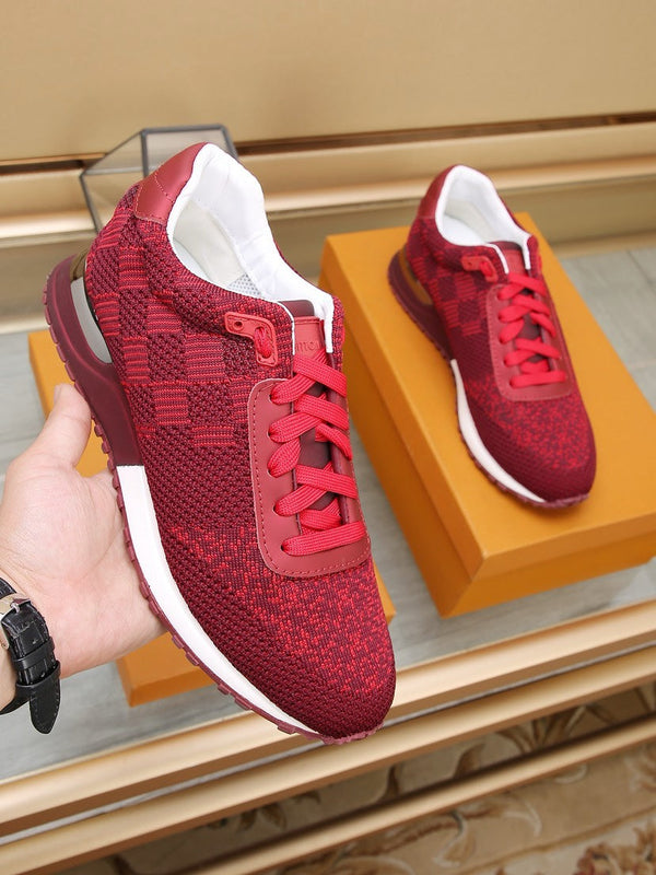 LV CLASSIC SNEAKER ROSSO GRANATO DAMIER