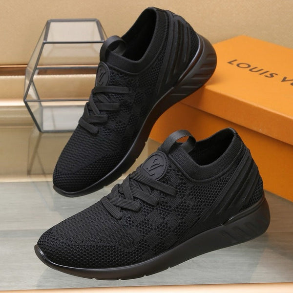 SNEAKERS LV IN TESSUTO A RETE NERO