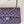 CLASSIC FLAP 25CM VIOLET LAMBSKIN LIGHT GOLD HARDWARE