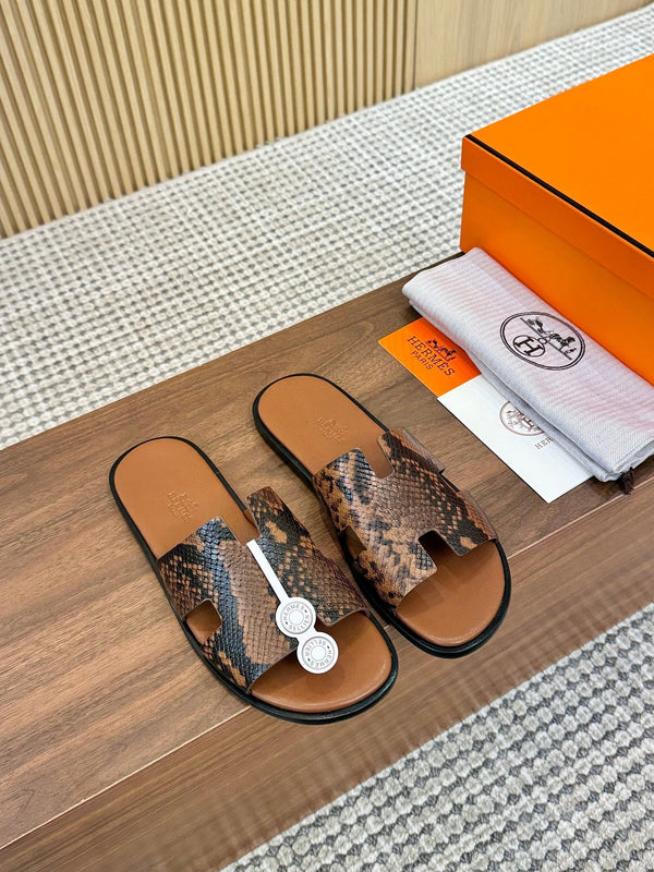 HM Izmir Sandal Brown Rose Leather 294344