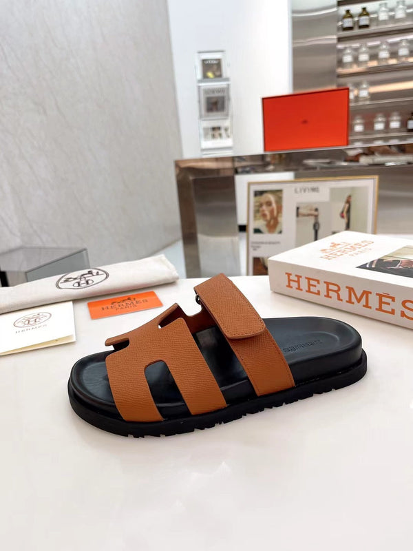 HM 2025 Chypre Sandals Brown Chocolate Cowhide 294376