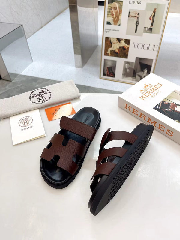 HM 2025 Chypre Sandals Dark Brown Cowhide 294377