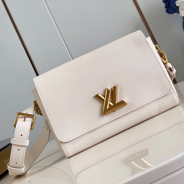 lv soft twist 27cm quartz calfskin gold hardware