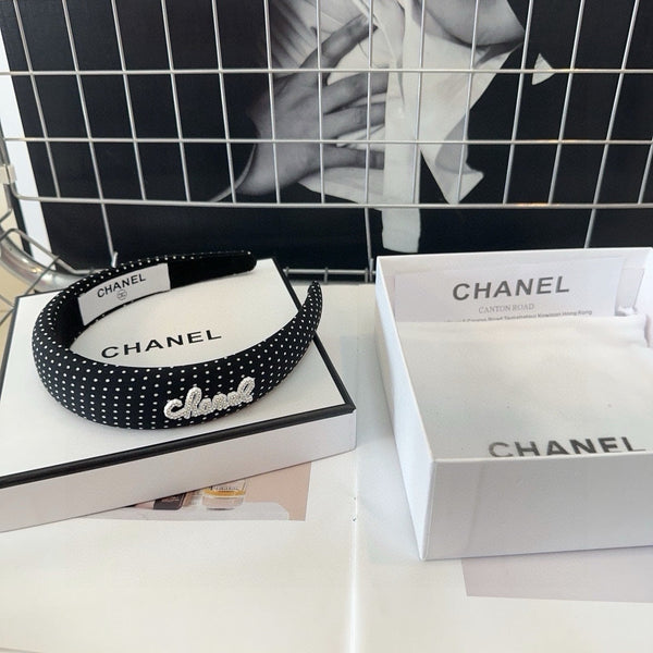 BLACK FABRIC HAIRBAND 423658