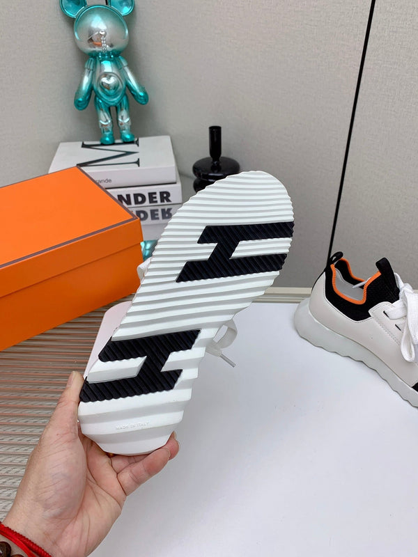 HM Depart Slip-on Sneaker In Black Woven Fabric 106332