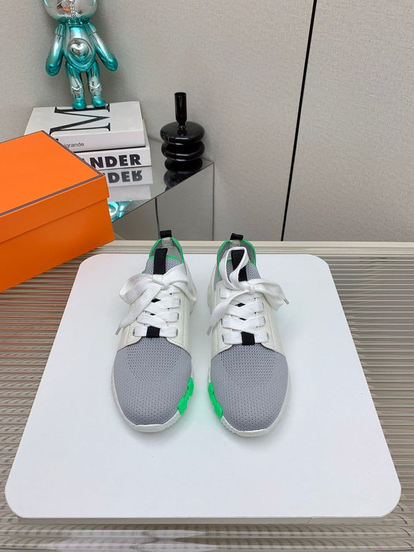 HM Depart Slip-on Sneaker In Grey Woven Fabric 106326