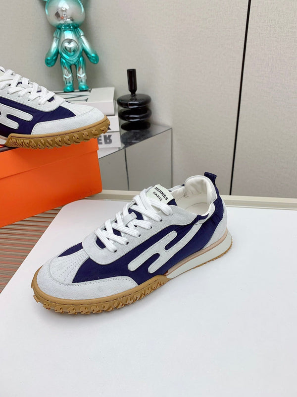 HM Jet Sneaker 20MM Navy Blue Suede 106378