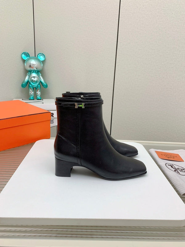 HM Hommage Ankle Boot Black Calfskin  971350