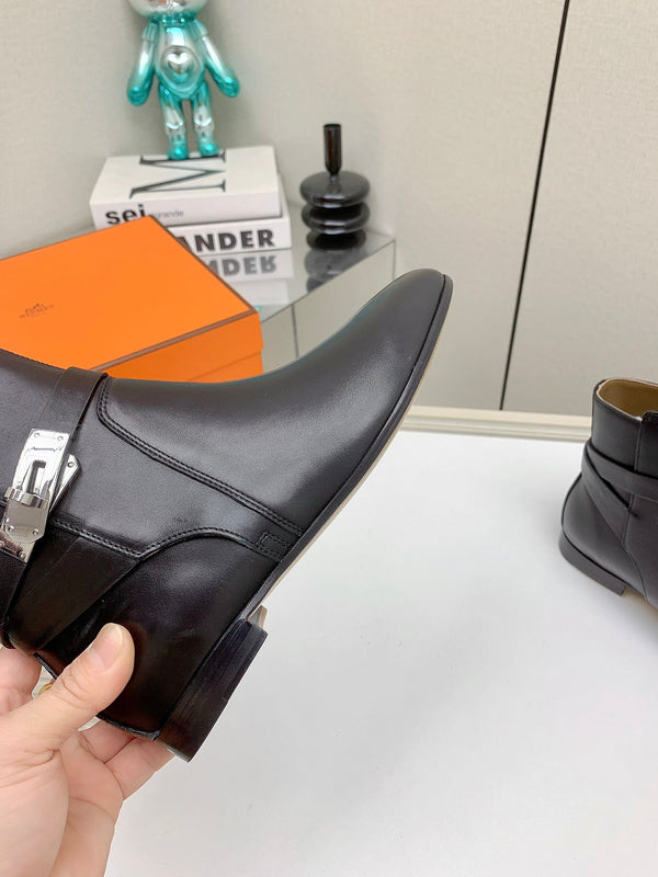 Stivaletto HM Neo in pelle di vitello nera 971373