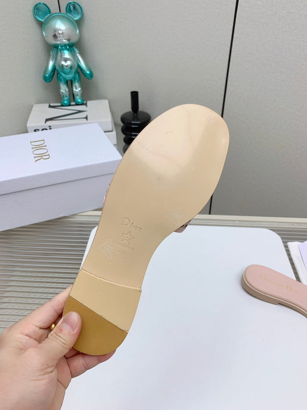 CD D-Lane Slide In Light Pink Cowhide 106273